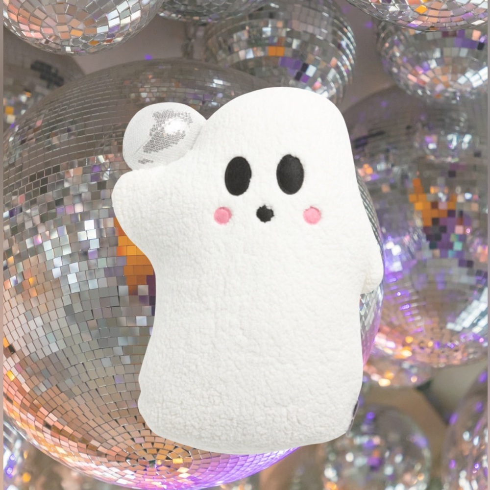 Disco Ghost Halloween Pillow Viral
